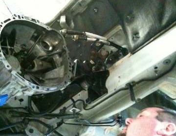 MR240 Daniel and installed gearbox